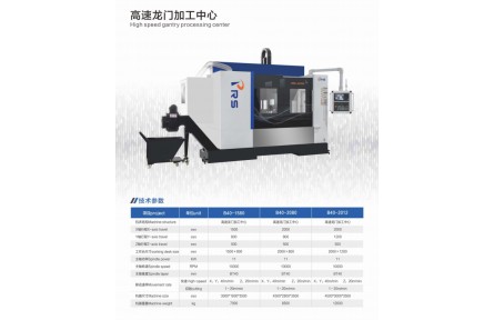 龙门中的钻攻机：东莞普锐斯高速龙门加工中心新品上市 ！