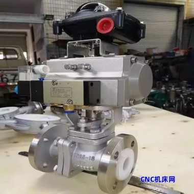 法兰衬氟气动球阀 气动球阀Q641FS
